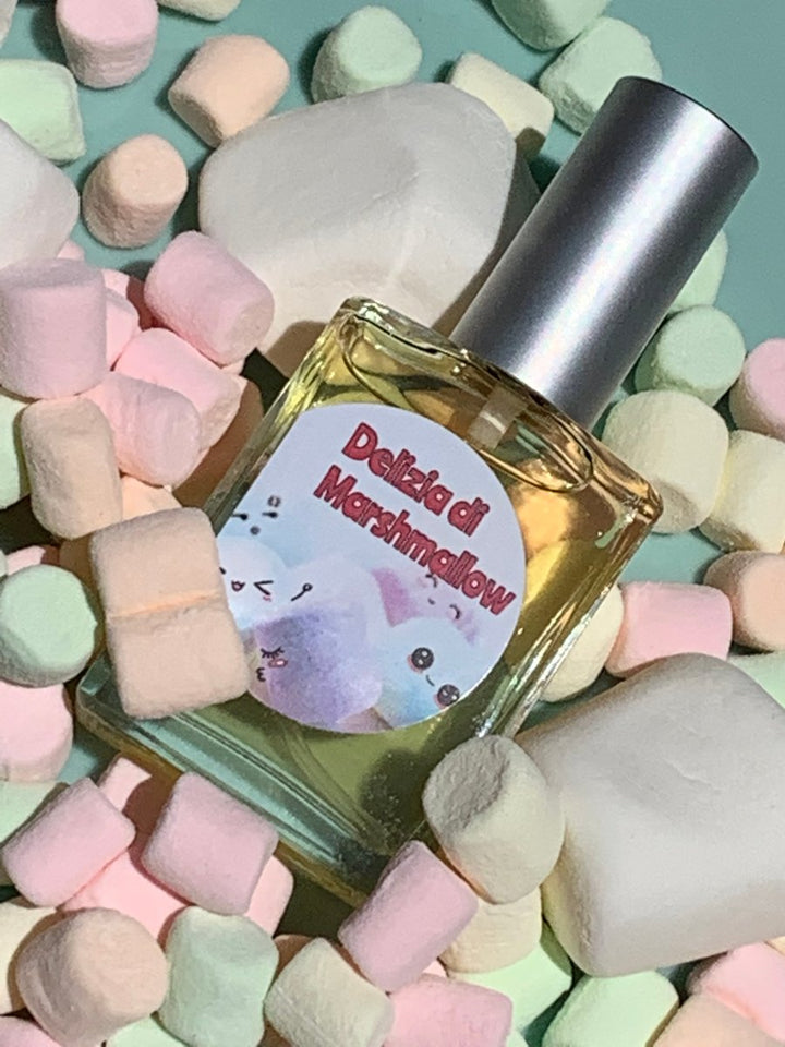 Kyse Delizia di Marshmallow Eau de Parfum original bottle reference. Your order contains a Scent Wear decant; retail bottle not included.
