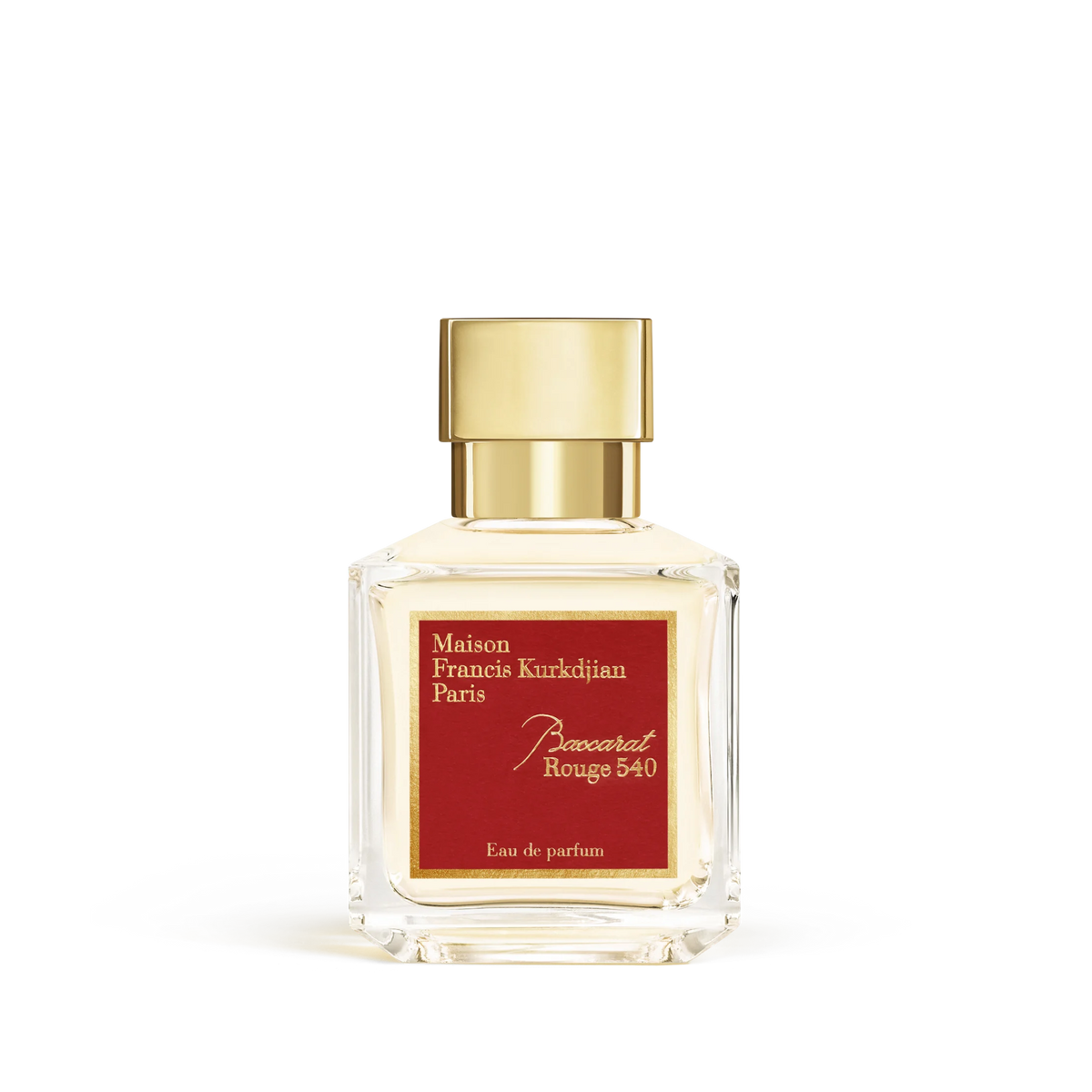 Maison Francis Kurkdjian Baccarat Rouge 540 Eau de Parfum original bottle reference. Your order contains a Scent Wear decant; retail bottle not included.