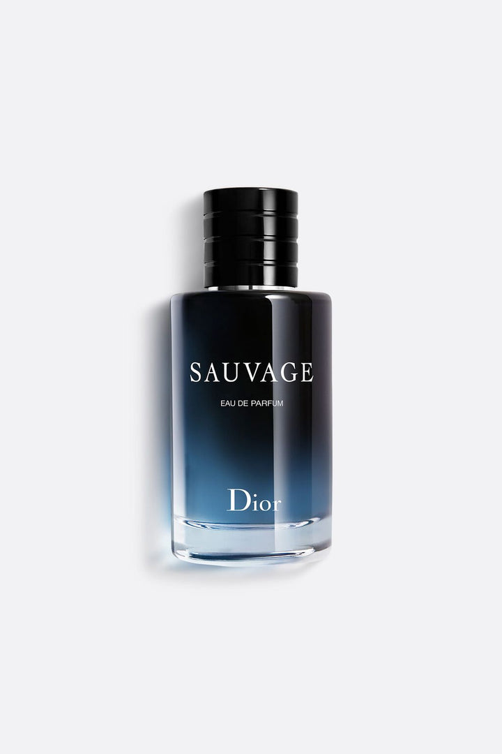 Dior Sauvage Eau de Parfum original bottle reference. Your order contains a Scent Wear decant; retail bottle not included.