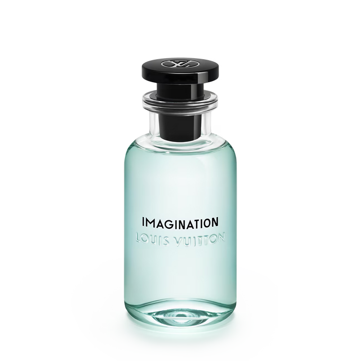 Louis Vuitton Imagination Eau de Parfum original bottle reference. Your order contains a Scent Wear decant; retail bottle not included.