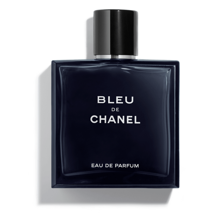 Chanel Bleu de Chanel Eau de Parfum original bottle reference. Your order contains a Scent Wear decant; retail bottle not included.