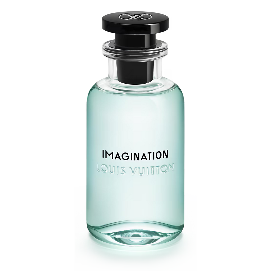 Louis Vuitton Imagination Eau de Parfum original bottle reference. Your order contains a Scent Wear decant; retail bottle not included.