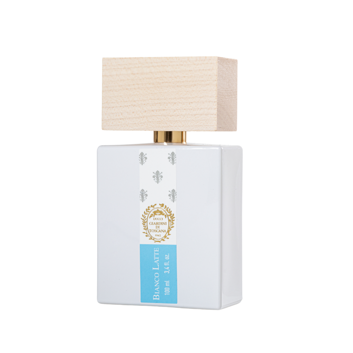 Giardini di Toscana Bianco Latte Eau de Parfum original bottle reference. Your order contains a Scent Wear decant; retail bottle not included.